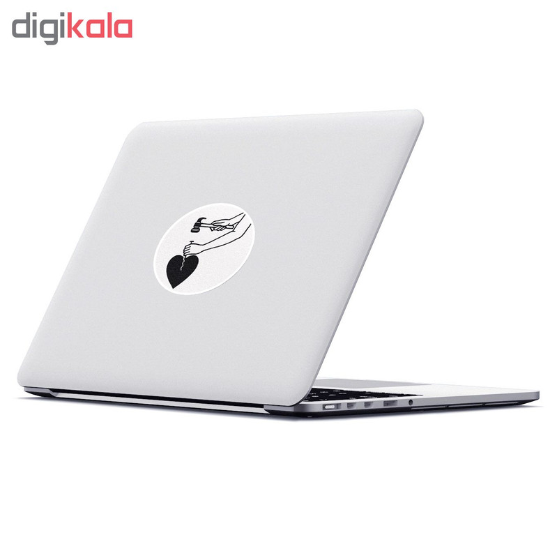استیکر لپ تاپ ماسا دیزاین طرح قلب مدل STK713