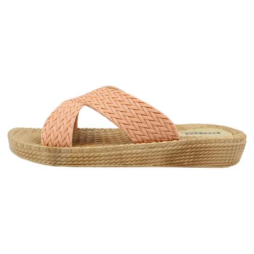 دمپایی زنانه پاپا طرح حصیری کد K1-CR دمپایی زنانه پاپا طرح حصیری کد K1-CR