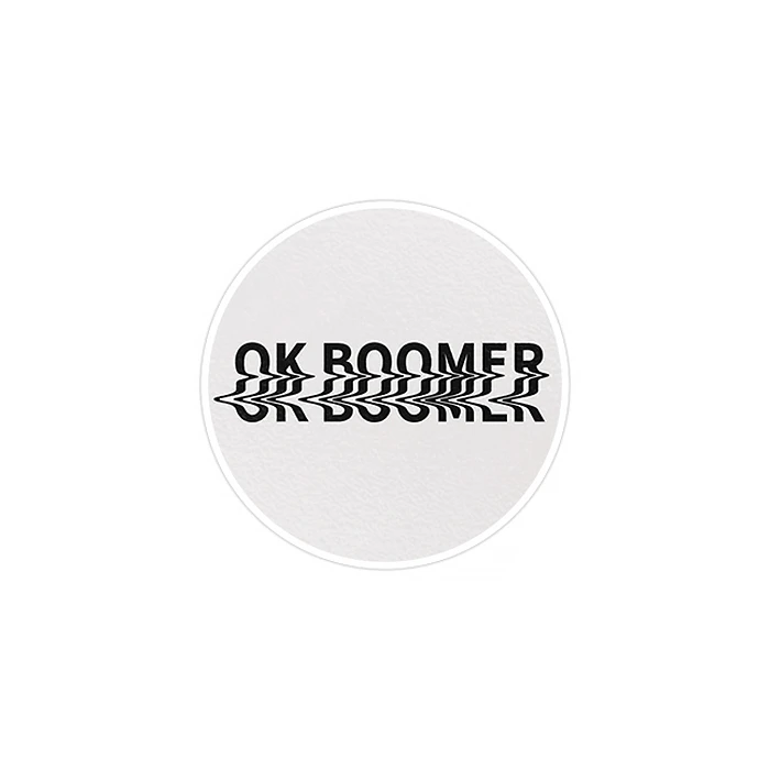 استیکر لپ تاپ ماسا دیزاین طرح ok مدل STK716