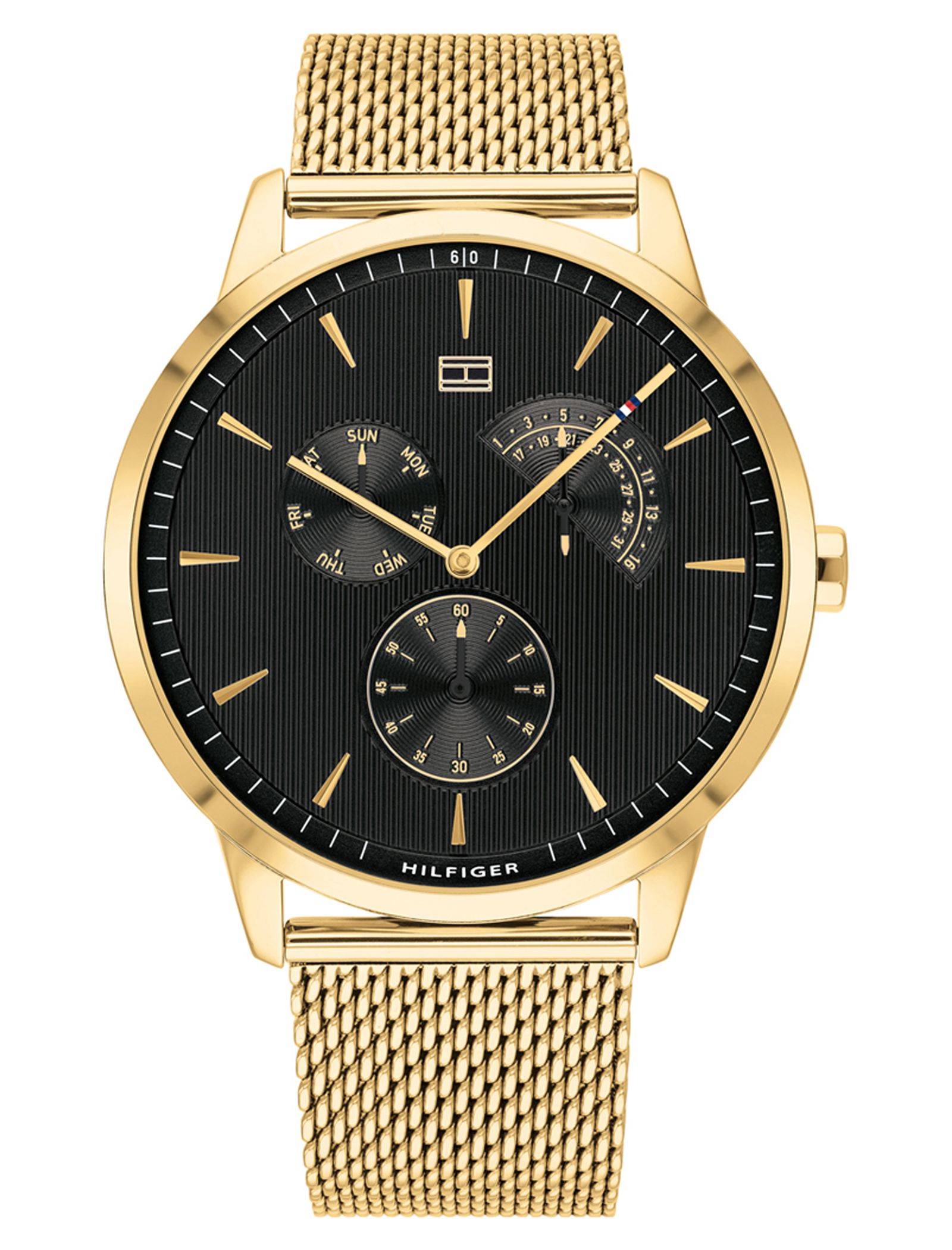 ساعت مچی عقربه ای مردانه تامی هیلفیگر مدل 1710386 - طلایی - 2