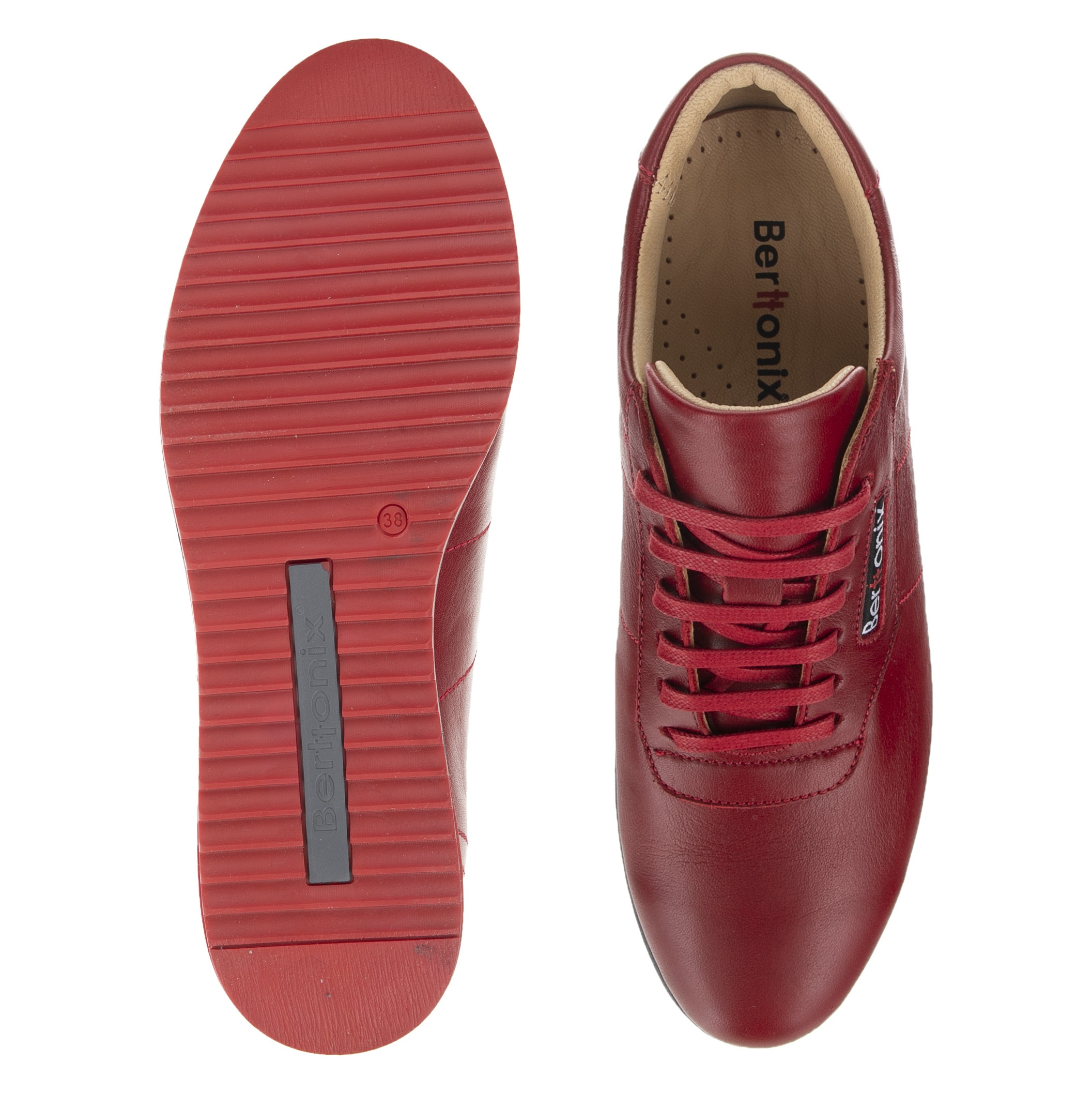 کفش روزمره زنانه برتونیکس مدل 730-24 - قرمز - 6