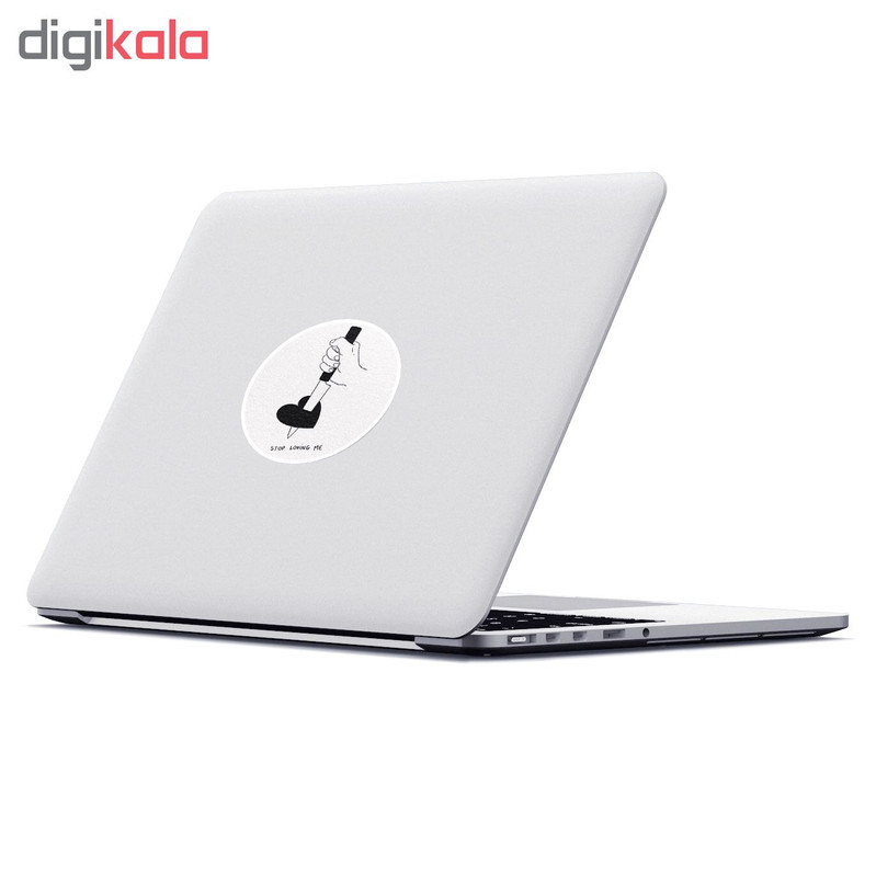 استیکر لپ تاپ ماسا دیزاین طرح قلب مدل STK721
