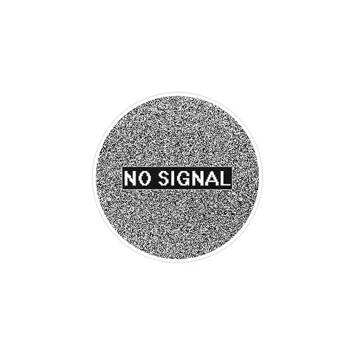 استیکر لپ تاپ ماسا دیزاین طرح no signalمدل STK722