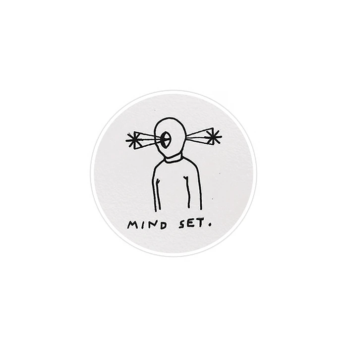 استیکر لپ تاپ ماسا دیزاین طرح mind set مدل STK723