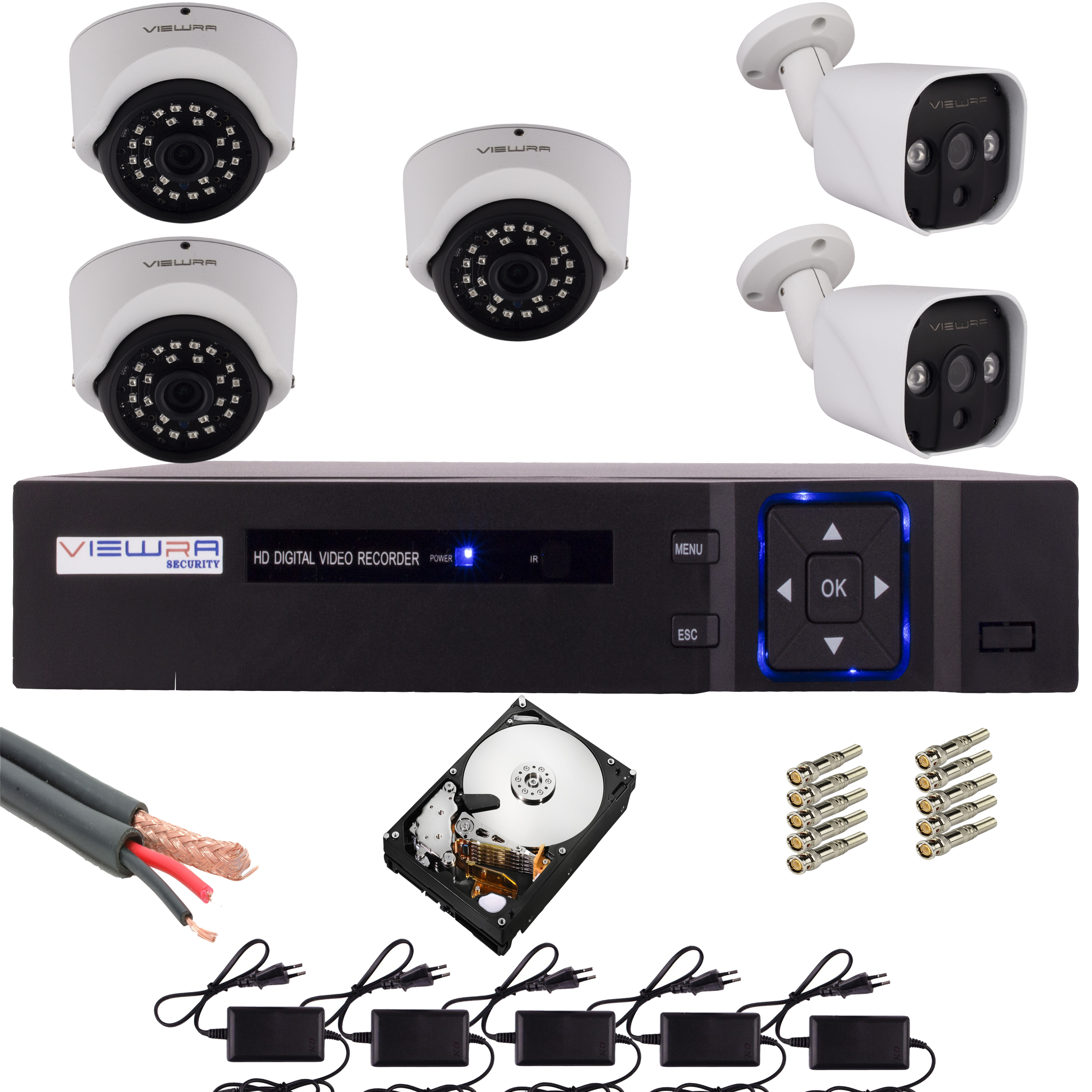 سیستم امنیتی ویورا مدل VS-3D-2B-5008-HDD