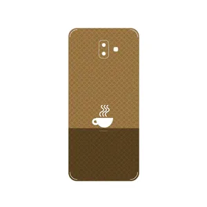 MAHOOT Minimal Cup of Coffee Icon Cover Sticker for Samsung Galaxy J6 Plus