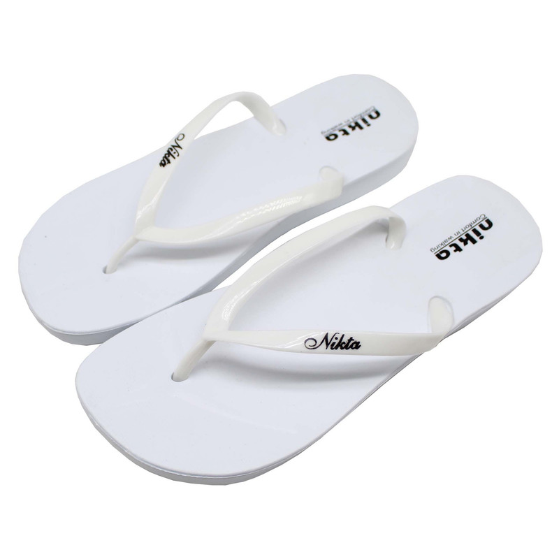 دمپایی لاانگشتی زنانه نیکتا مدل K1-294-WH