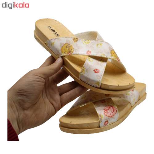 دمپایی زنانه نیکتا مدل K1-014-Roz-CR