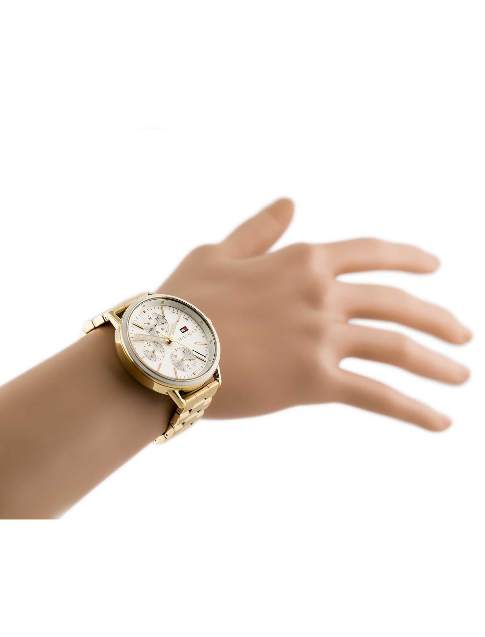 ساعت مچی عقربه ای زنانه تامی هیلفیگر مدل 1781786 - طلایی - 4