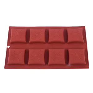 قالب شیرینی مدل بالشت طرحدار 8 خانه super mart