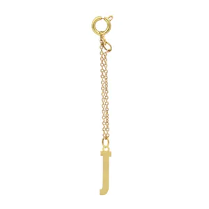 آویز ساعت طلا 18 عیار زنانه آمانژ طرح J کد 784D3175