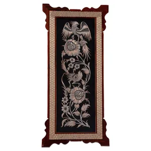 تابلو خاتم کاری کروبی مدل قلمزنی کد k10