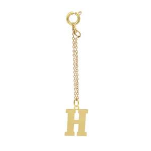 آویز ساعت طلا 18 عیار زنانه آمانژ طرح H کد 787D3178