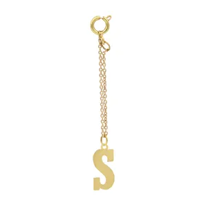 آویز ساعت طلا 18 عیار زنانه آمانژ طرح S کد 792D3183