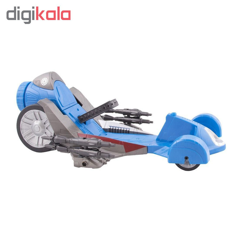 اکشن فیگور مدل Marvel Iron Man with Battle Racer
