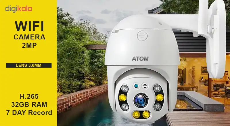 دوربین مداربسته تحت شبکه اتم مدل S2240