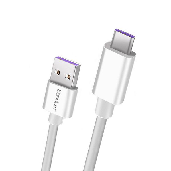 کابل تبدیل USB به USB-C ارلدام مدل EC-080 طول 1 متر کابل تبدیل USB به USB-C ارلدام مدل EC-080 طول 1 متر