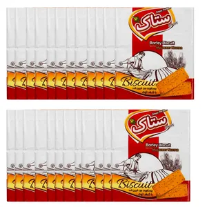 بیسکویت جو با شهد توت ستاک مقدار 180 گرم بسته 24 عددی