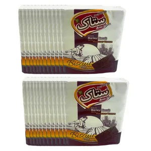 بیسکویت جو کاکائویی با شهد توت ستاک مقدار 190 گرم بسته 24 عددی