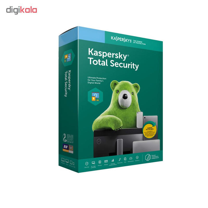 نرم افزار آنتی ویروس کسپرسکی لب نسخه توتال سکیوریتی 2020 دو کاربره 1 ساله نرم افزار آنتی ویروس کسپرسکی لب نسخه توتال سکیوریتی 2020 دو کاربره 1 ساله