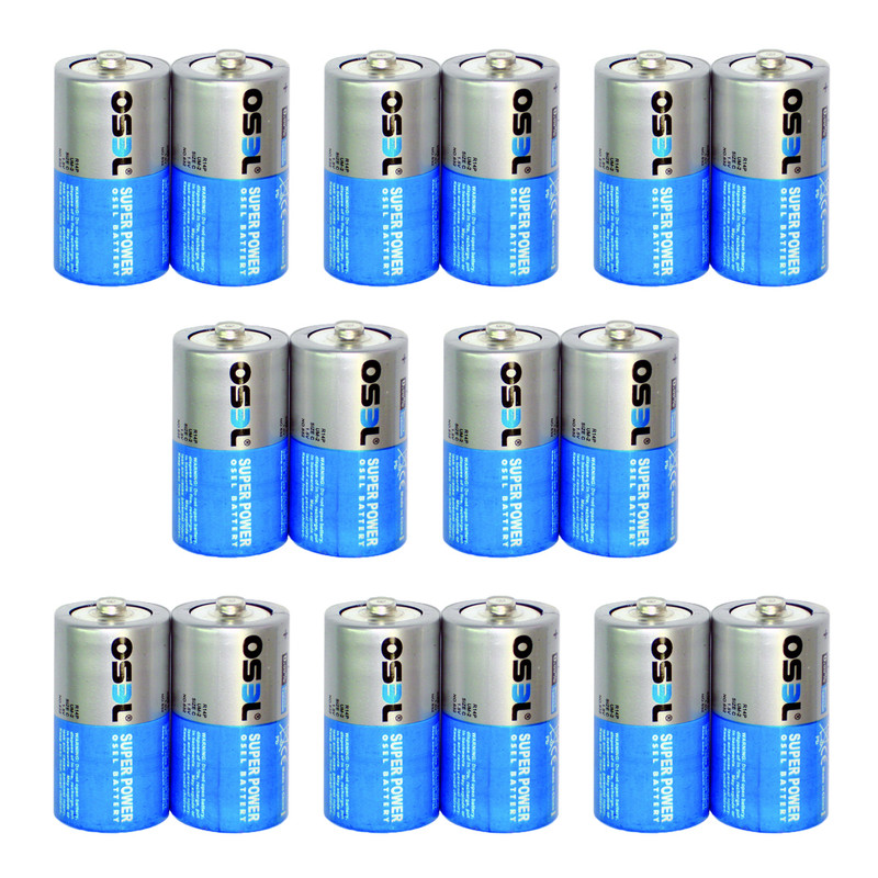 باتری  C اوسل مدل Super Power بسته 16 عددی