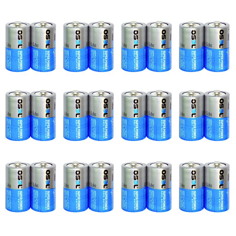 باتری  C اوسل مدل Super Power بسته 24 عددی