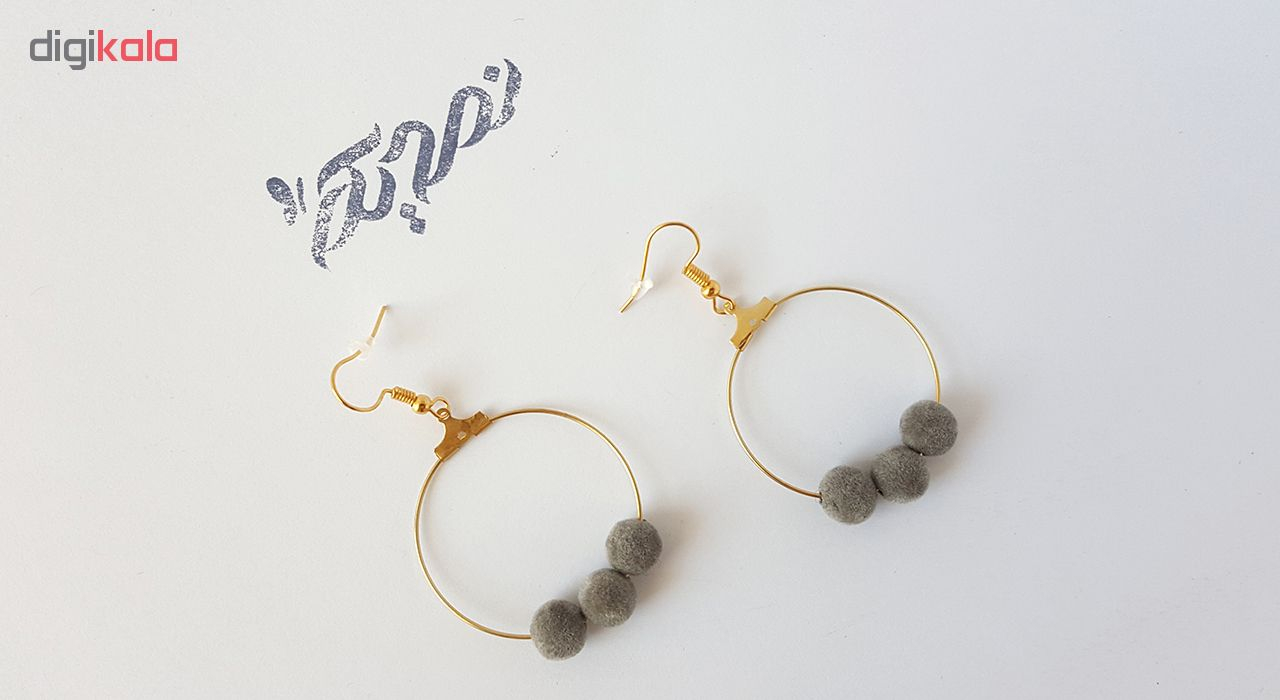 گوشواره زنانه نمدیکا مدل ارغوان کد EA01