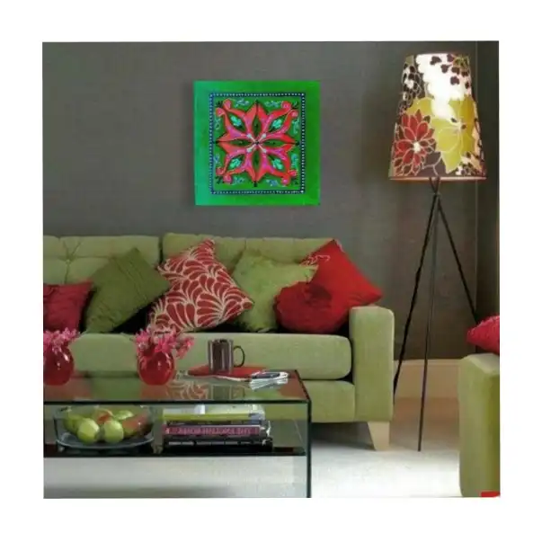 دیوار کوب چوبی مدل نقطه کوبی