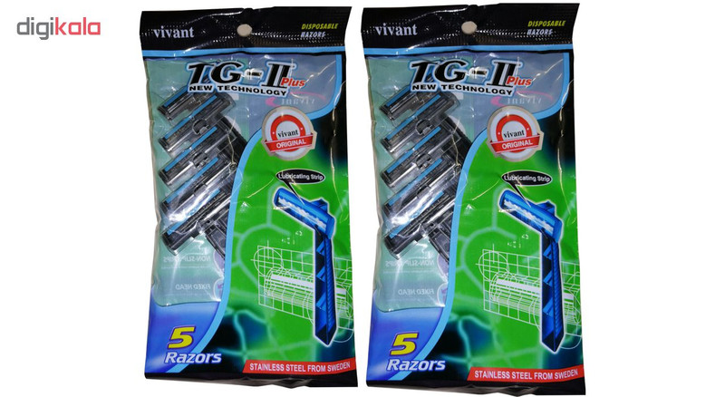 خود تراش مردانه ویوانت مدل TG-II PLUS مجموعه 2 عددی