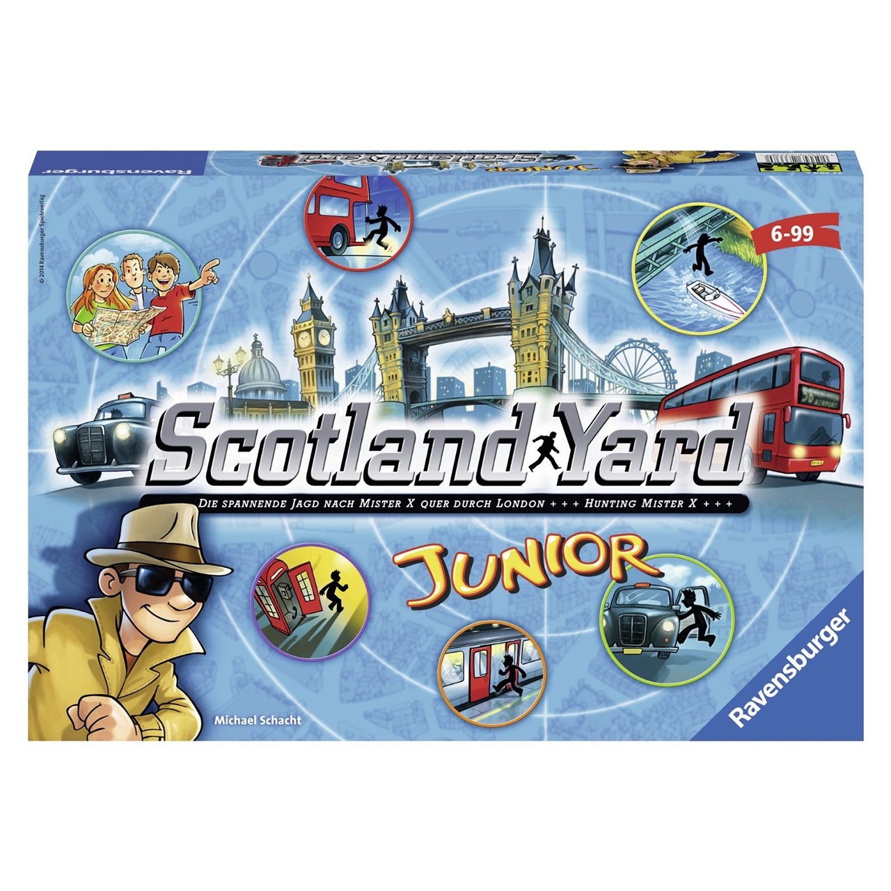 بازی فکری راونزبرگر مدل Scotland Yard Junior