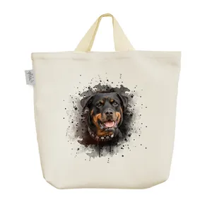 ساک خرید خندالو مدل سگ روتوایلر کد 2935