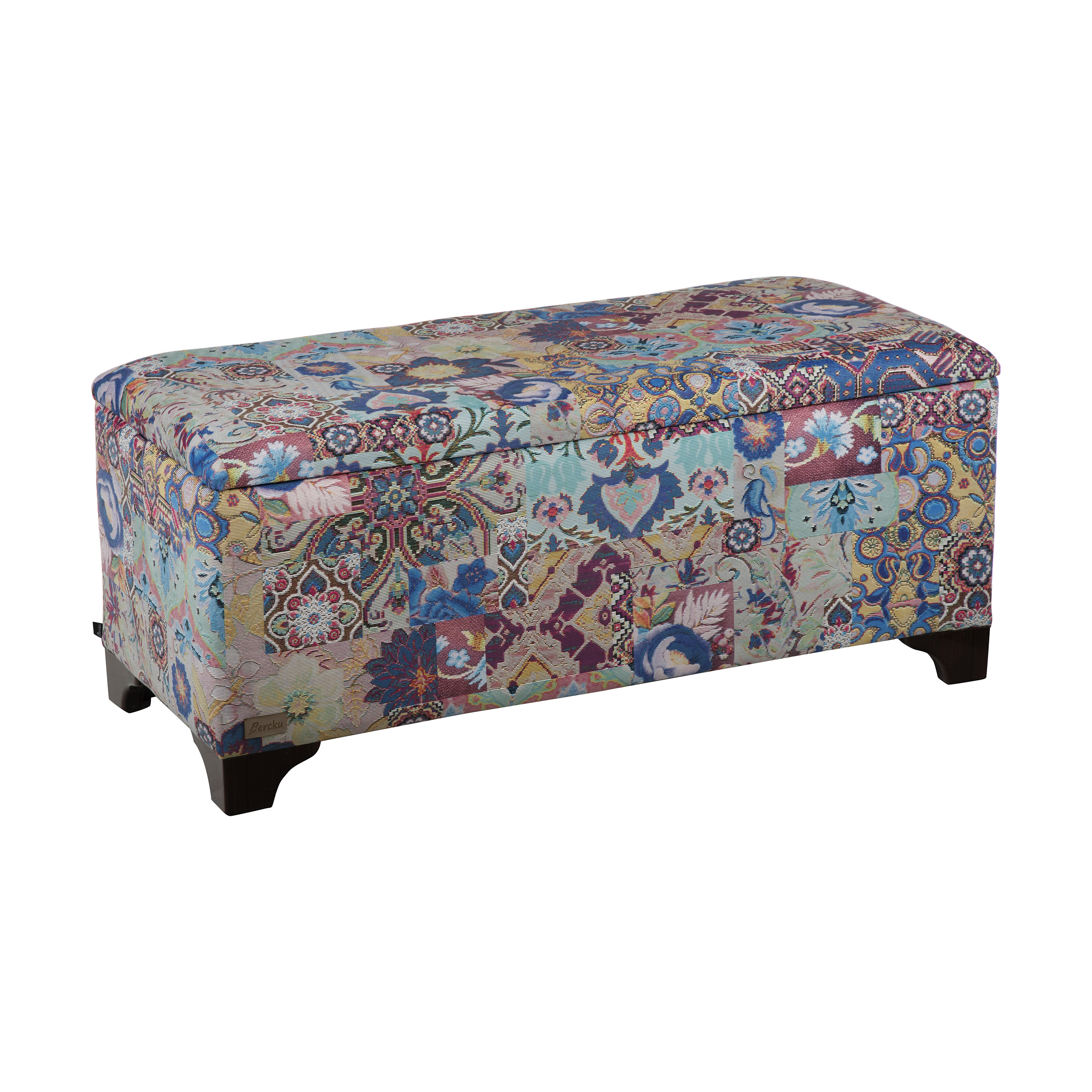 پاف صندوق دار برکو مدل Carpet-Blue