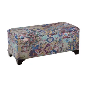 پاف صندوق دار برکو مدل Carpet-Blue