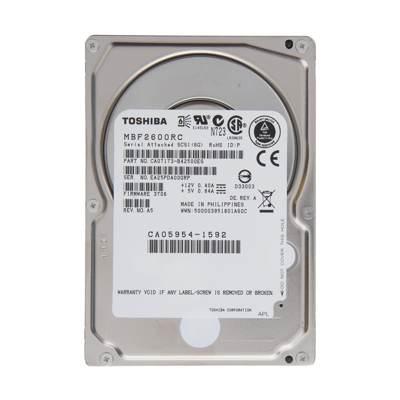 هارددیسک اینترنال توشیبا مدل MBF2600RC ظرفیت 600 گیگابایت