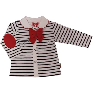 تونیک نوزادی نیلی مدل Red Bow