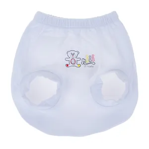 شورت عینکی نوزادی نیلی مدل Little Bear