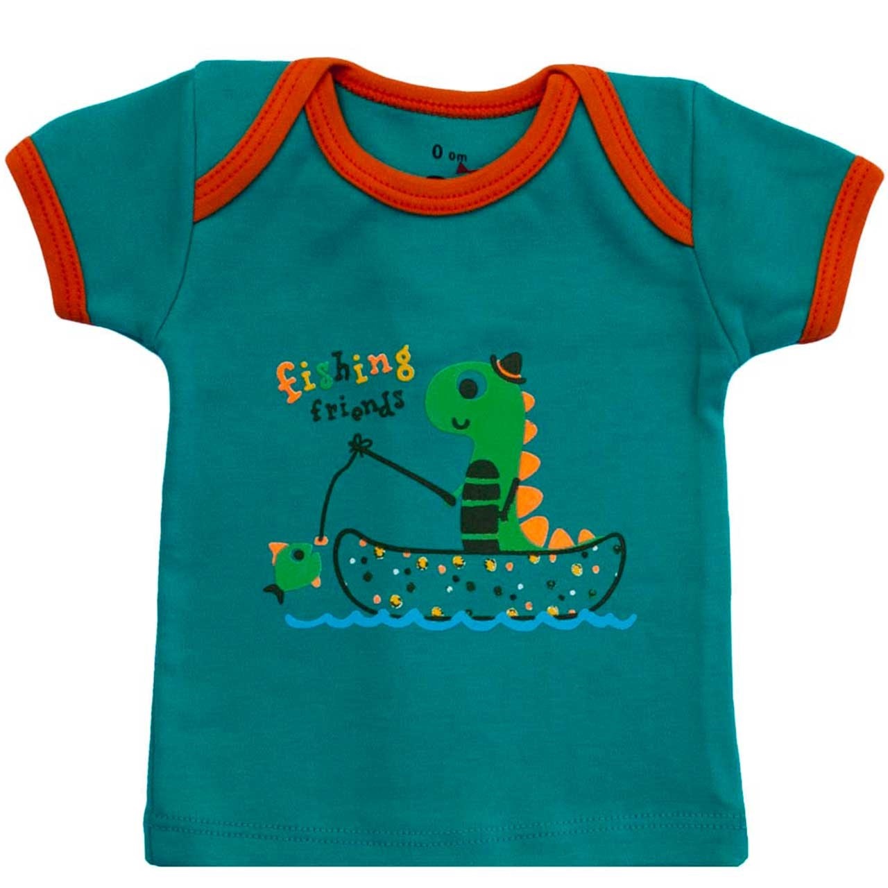 تی شرت آستین کوتاه نوزادی آدمک مدل Dinosaur
