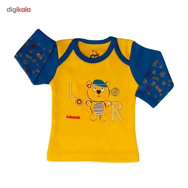 تی شرت آستین بلند نوزادی آدمک مدل Little Bear
