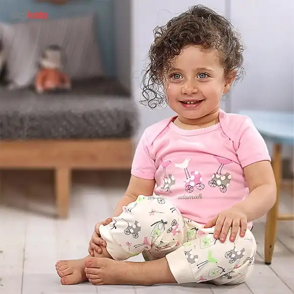 شلوار نوزادی آدمک مدل Carriage