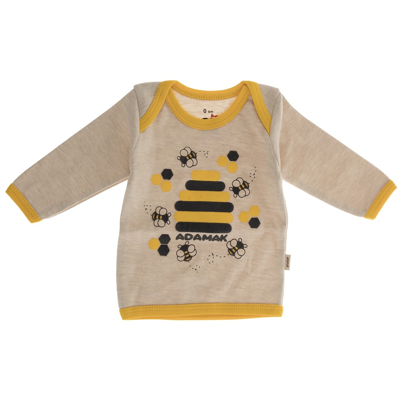تی شرت آستین بلند نوزادی آدمک مدل Bee