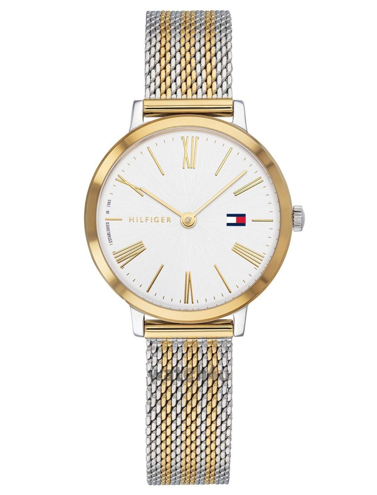 ساعت مچی عقربه ای زنانه تامی هیلفیگر مدل 1782055 - نقره ای طلایی - 2