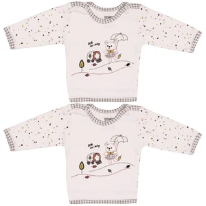 ست لباس نوزاد پوشیران مدل Little Bear Bebay   بسته 2 عددی
