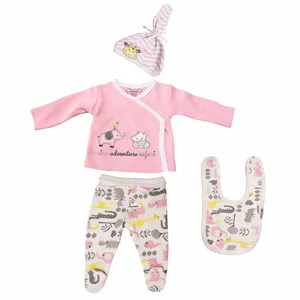 ست لباس نوزادی Albimini  مدل 11328Pink