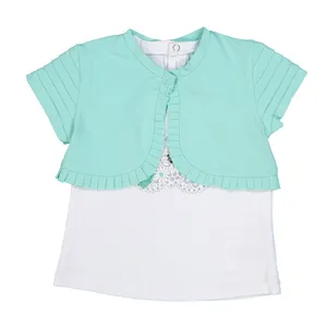 Mayoral MA 1038034 Baby Girl T-Shirt And Shrugs Set
