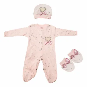 ست لباس نوزادی ادا بیبی مدل 7719Pink