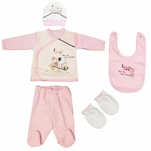 ست لباس نوزادی ببیتوف مدل 828Pink