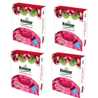 پودر ژله بدون قند با طعم آلبالو کامور مجموعه ۴ عددی