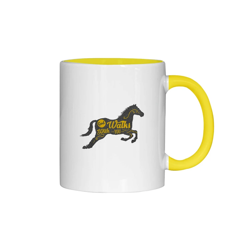 ماگ ژالینو طرح اسب وحشی کد 001