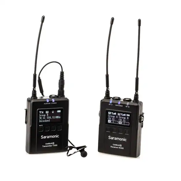 میکروفن بی‌ سیم یقه‌ ای سارامونیک مدل UwMic9S Kit1