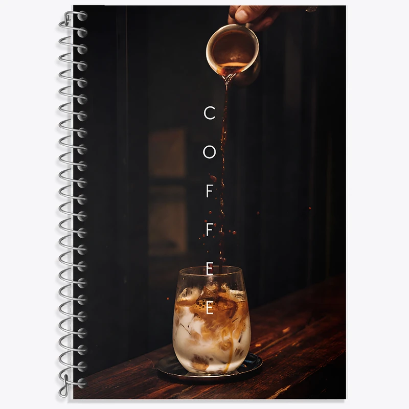 دفتر لغت 50 برگ خندالو طرح قهوه (Coffee) کد F5920